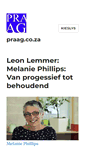 Mobile Screenshot of praag.co.za