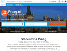 Tablet Screenshot of praag.nl